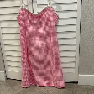 Wild Fable Pink Checkered Women Dress
